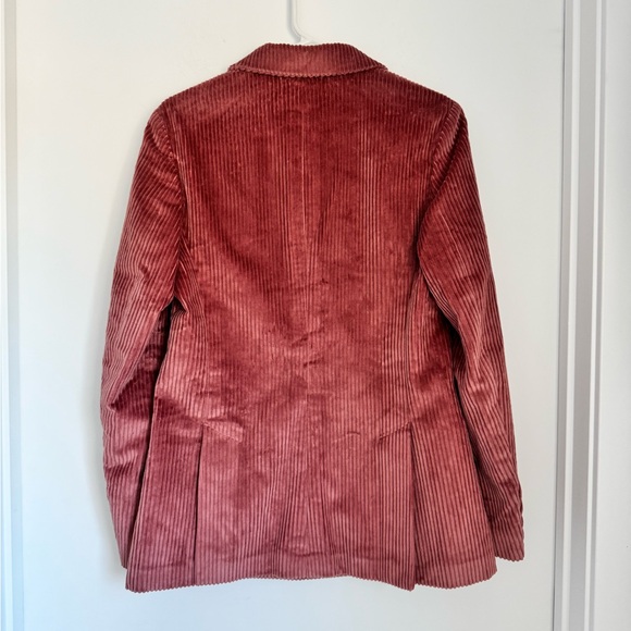 Rowing Blazers NWT Medium Corduroy Diana Blazer in Dusty Rose Pink - Picture 6 of 10
